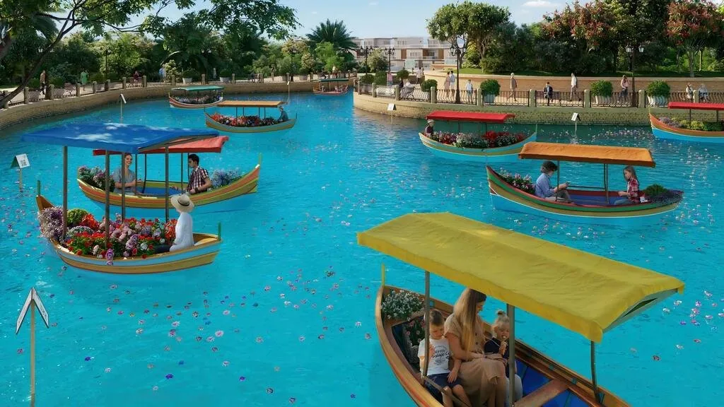 Boats on the lagoon