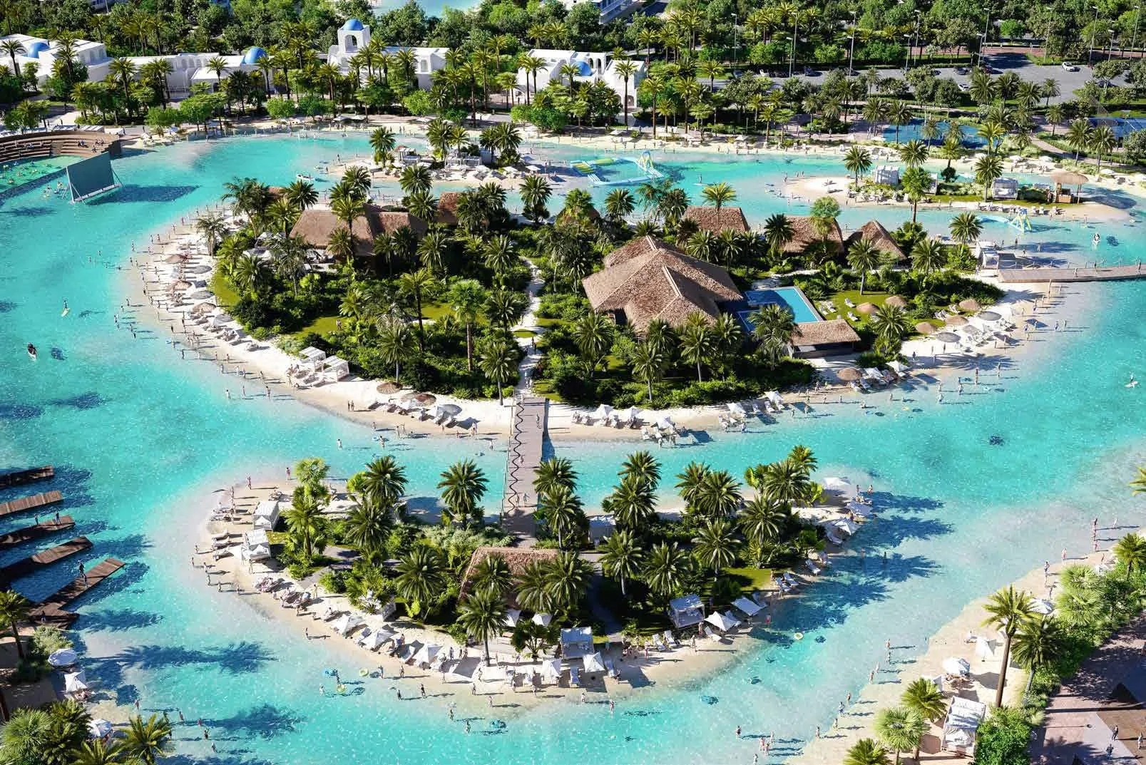 Lagoon islands at DAMAC Lagoons