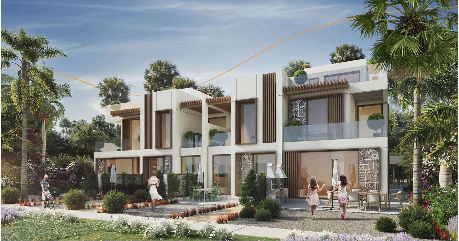 4-bedroom + maid townhouse near the lagoon in Marbella