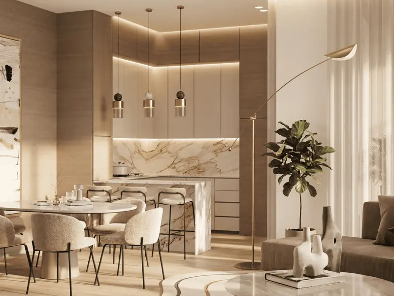 3-bedroom terrace apartment at Lunaya Terraces